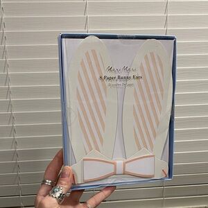 🌼 New Meri Meri Paper Bunny Ears Set of 8 Easter Bunny Ears